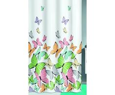 Kleine Wolke Textilgesellschaft Butterflies, Rideau de Douche, 180x200 cm, Multicolore, Polyester, 200x180x2 cm