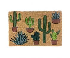 dcasa DCasa Paillasson antidÃ©rapant Cactus RÃ©fÃ©rence DC Unisexe Adulte, Multicolore (Multicolore), Unique