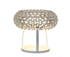 SuperStudio Lampe Candi de bureau 40 R7S, verre transparent