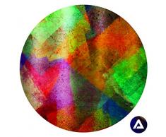 Homedecor. Maison Ã©clatantes Drapeau DIY adhÃ©sif Cercles Murale sur Toile, tissÃ© Polyester, Grande, 71Â x 71Â cm, Tissu, Multi/Couleur, 71Â x 71Â x 71Â cm