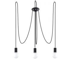 Lustre acier noir max.600 x max.300