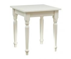 BISCOTTINI Table - Fer Forgé Avec Finition Antique - Table De Jardin