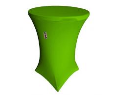 La Housse de Round High Spandex en Lin pour Cocktail Highboy Table, Citron Vert, 71.2 x 91.44 x 0.4 cm