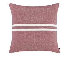 Marc OPolo Mehla Coussin, 100% Coton, Red, 50 cm x 50 cm
