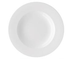 Rosenthal 61040-800001-10123 Assiette avec Aile 23 cm Creuse, Porcelaine, Blanc, 24,7 x 24,7 x 9,8 cm