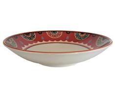 H&H Assiette Calotte 22 cm Cordoue Rouge