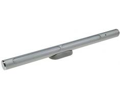 LED Miroir mural en aluminium avec support magnétique rechargeable 30 cm 570 lm Blanc chaud