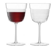 LSA International G1490â13â171 Groove Verre à vin avec 360 ml X 2 Clair,