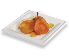 GUILLIN ACFV200 Carton de 500 assiettes carrÃ©es en fibre vÃ©gÃ©tale 200mm