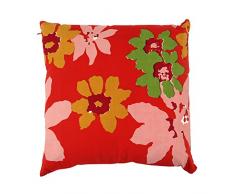 Thedecofactory 288463 Coussin, Polyester, Rouge, 40 x 40 x 3 cm