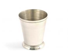 H&H Sheffield saladier. DiamÃ¨tre 8cm, Hauteur 11cm, Laiton, Argent