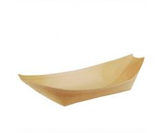 Papstar 84419 50 coupelles en bois 25 cm x 10 cm Â«entreÂ»