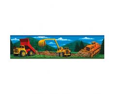 RoomMates en travaux Frise Murale repositionnable autoadhésive pour Enfants