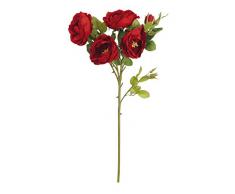 Villa dEste Home Tivoli Set Fleur artificielle 3 unités. Rouge