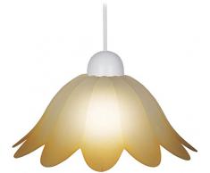 Tosel 10204 Suspension Siena Verre 100 W E27 Ambre