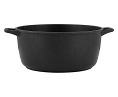 Home Grand Chef Faitout Antiadhérent, Aluminium Moulé sous Pression, Noir, 26 cm
