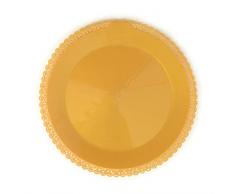 ScrapCooking Plat Dentelle Rond 32 cm Doré