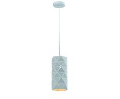 interfan Lampe suspension cylindrique composÃ© de triangles Moderne blanc