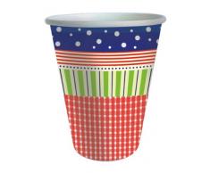 Caspari Entertaining with Serviettes de Table en Papier Motif Pique-Nique 9 Tasses