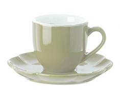 PORCELLANA Villadeifiori Sucrier, Porcelaine, Vert, 0.1Â x 0.1Â x 0.1Â cm