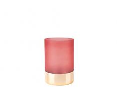 pt, Living PT2882PI Vases, Verre, Pink, H 15 cm