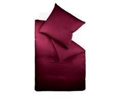 fleuresse G-009100-4074-0200 Housse de couette Satin maco 155 x 200 cm prune