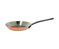 DE BUYER -6465.24 -poele a frire cuivre-inox q.fonte ø24cm