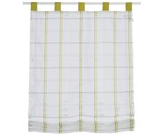 Home Fashion 79834-768 Rideau Store Bateau avec Boucles Vert 140 x 80 cm