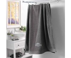 douceur dinterieur Vintage DRAP DE BAIN, Anthracite, 90 x 150 CM