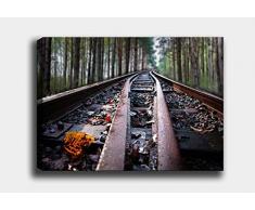 Bonamaison Peinture sur toile, multicolore, 40 x 60 cm - ConÃ§u et fabriquÃ© en Turquie