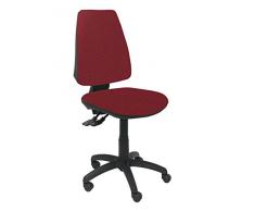 Crespo Piqueras et 14S-Chaise de bureau ergonomique avec mécanisme Sincro roulettes nylon tissu Bali bordeaux