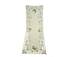 Bellanda Chemin de Table, Polyester, Champagne, 110 x 40 x 0,5 cm