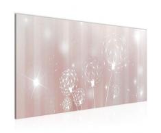 Tableau decoration murale Fleurs de pissenlit - XXL Impression sur Toile Salon Appartment 1 Parties - prêt à accrocher - 014912b