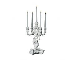 Seletti Chandelier 5Â Bras BurlesqueÂ âÂ Rire Clown H. cm.48Â âÂ Noir