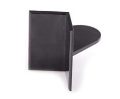 Pati-Versand 13666 Lisseur pour GÃ¢teau Bord ExtÃ©rieur Tranchant, Plastique, Noir, 15 x 10 x 5 cm