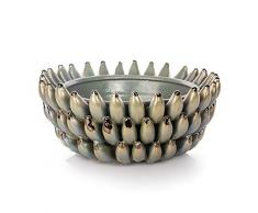 EUROCINSA Ref.18167 Vaisselle Bananes, céramique, Verte, dorée, 34 à x 15 cm