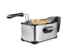 Taurus 973967000 Friteuse à huile Fry3, 3 L, 1 kg de pommes de terre, 2000 W, température de 150 à 190 °C, huile propre plus longtemps, amovible, passe au lave-vaisselle