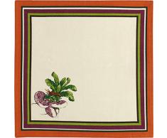 Vent Du Sud Serviette de Table, Multicolore, Potager