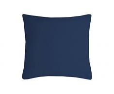 Lovely Casa Nelson Coussin 40X40 CM, Polyester, Pétrole