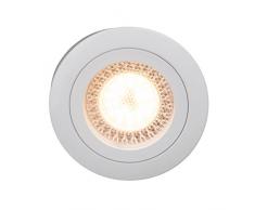 Brilliant AG G94653/05 Brilliant Spot encastrable fixe LED GU10 5W 350 lumen, Métal, 5 W, Blanc