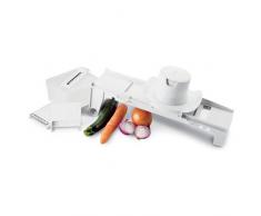 Ghidini Cipriano S.R.L. aCEA Mandoline Coupe et, Corps en Plastique, Lames en Acier, Blanc, interchangeables