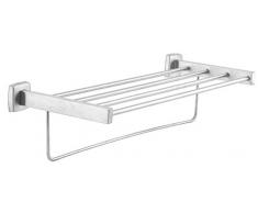 HEXOTOL Etagère Porte-Serviettes Acier Inox 49,5 x 20,8 x 13,5 cm