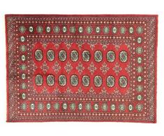 Eden Carpets Cachemire Laine Australie Tapis noué à la Main, Coton, Multicolore, 125 x 178 cm