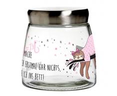 Infinite by Geda Lebs (INFKH) Faultier DaphnÃ© Verre Ã biÃ¨re, Verre Ã bocaux en Verre Transparent 13 x 12,3 x 12,3 cm