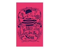 BarcelÃ³ Hogar Serviette de Plage en Velours 100 x 170 cm, 35 cm Fuchsia