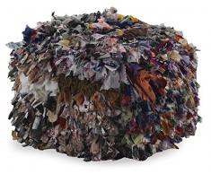 GEESE Ottoman, Tissu, Multicolore, 45Â x 45Â x 35Â cm