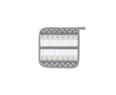 Soleil docre Inca Manique, Coton, Blanc, 20 x 20 cm