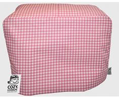 Cozycoverup® Housse anti-poussière pour Kenwood Nourriture mixeur en vichy Rose (prospero)