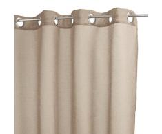 HomeMaison Voilage, Coton, Naturel, 250x140 cm