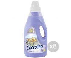 Coccolino Set 8 adoucissant Lt 2 Frais Lavande Lessive Machine à Laver et Linge, Multicolore, Unique